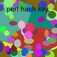 perl hash key