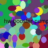 hw booster pumpe